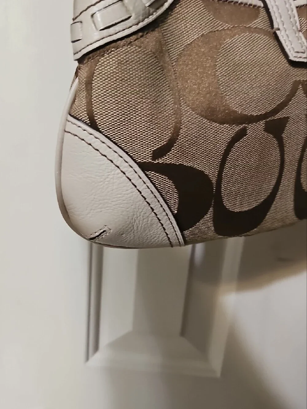 Coach NWOT Hampton Mini Signature Patchwork Shoulder Bag